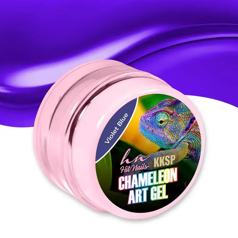 Chameleon Art Gel Neon Coral - HN Hit Nails - A Academia de unhas