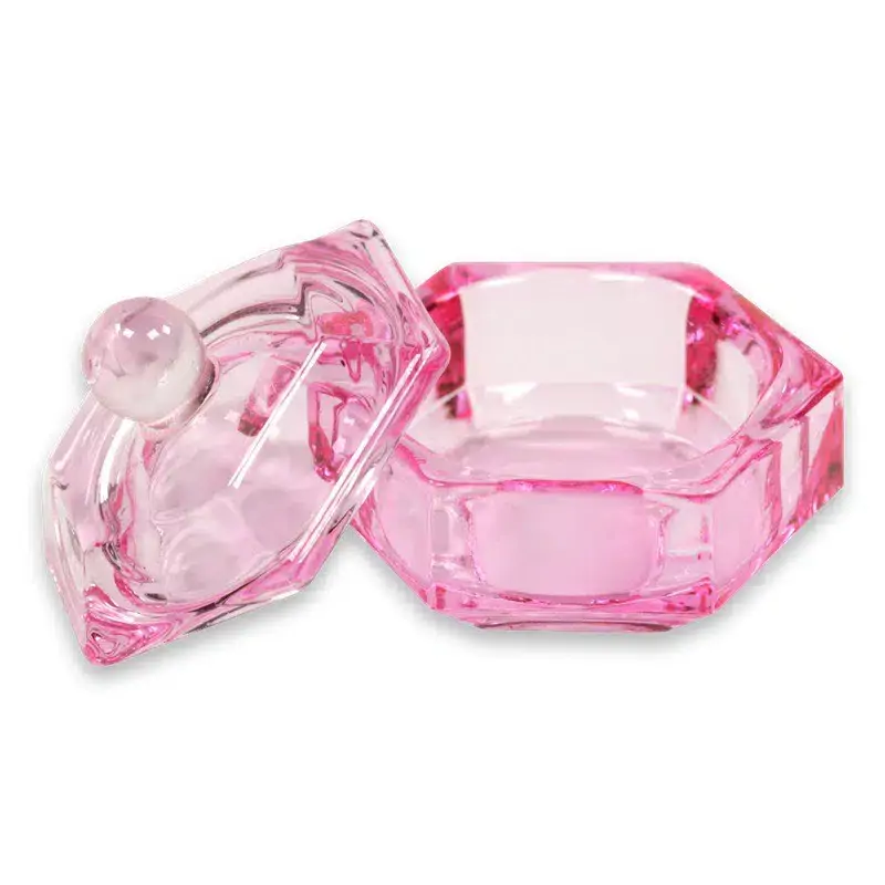 Cristal em Vidro Rosa para Monomer