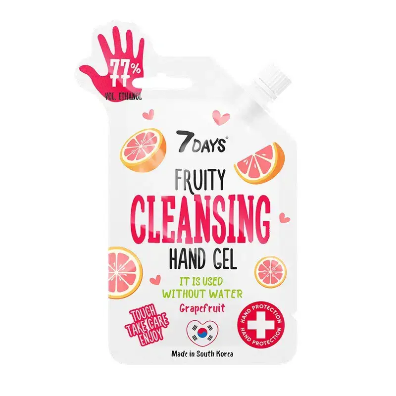 FRUITY CLEANSING HAND GEL com aroma a toranja 25ml