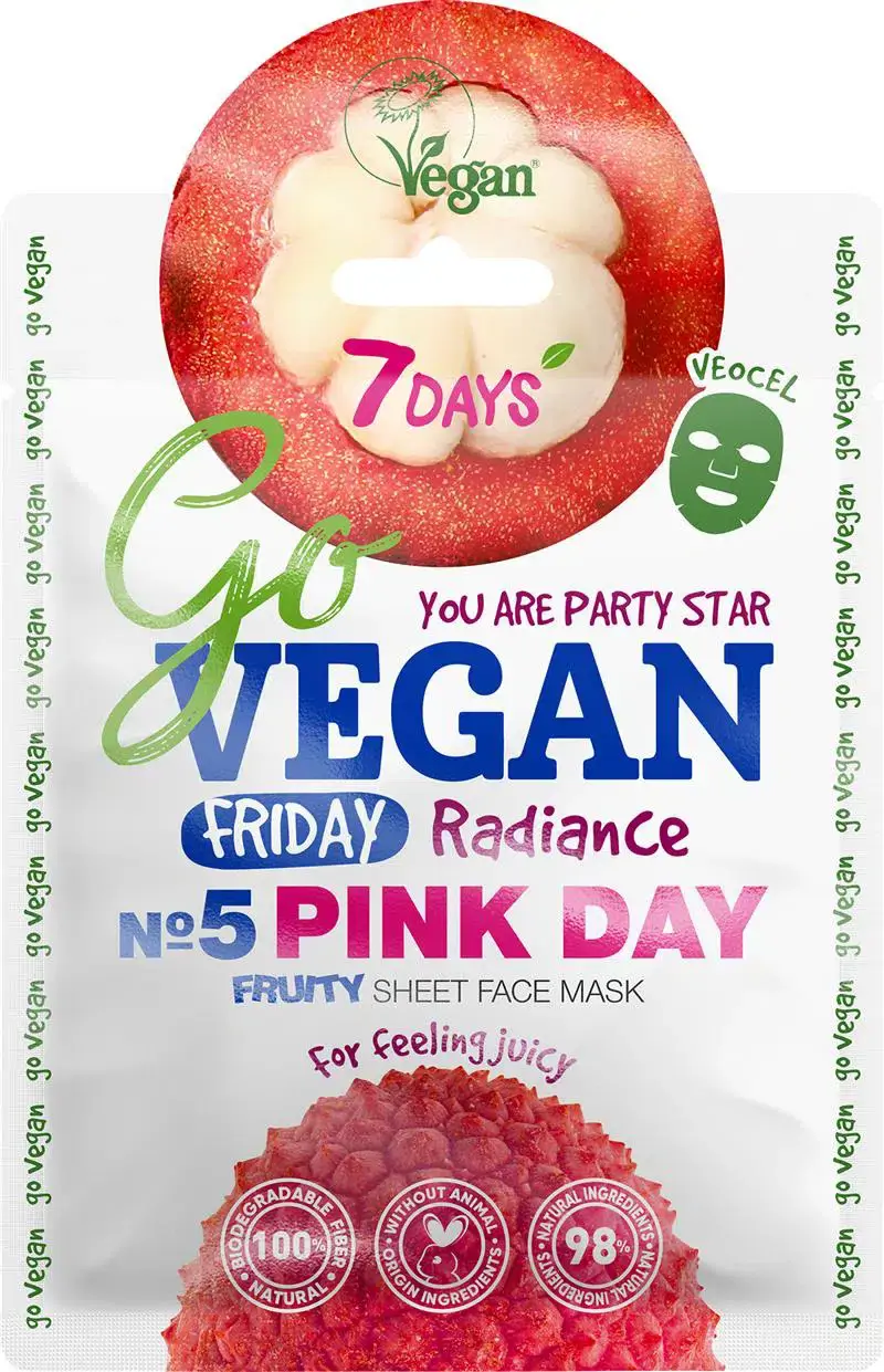 Fruity Face Sheet Mask Friday PINK DAY 25g