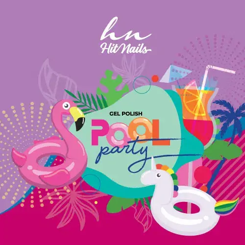 Gel Polish Pool Party - Coleção 12 cores (oferta expositor)
