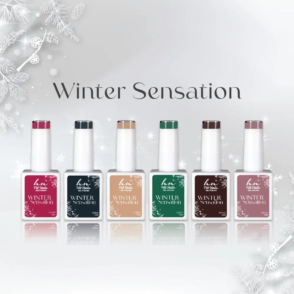 Gel Polish Winter Sensation Coleção 6 cores