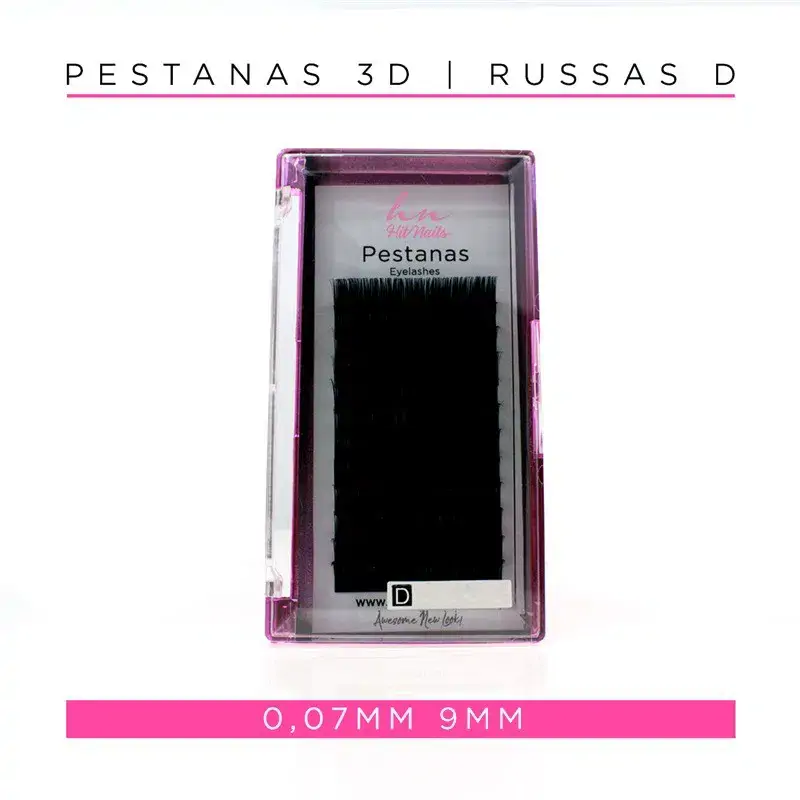 Pestanas 3D/Russas D 0,07mm 09mm