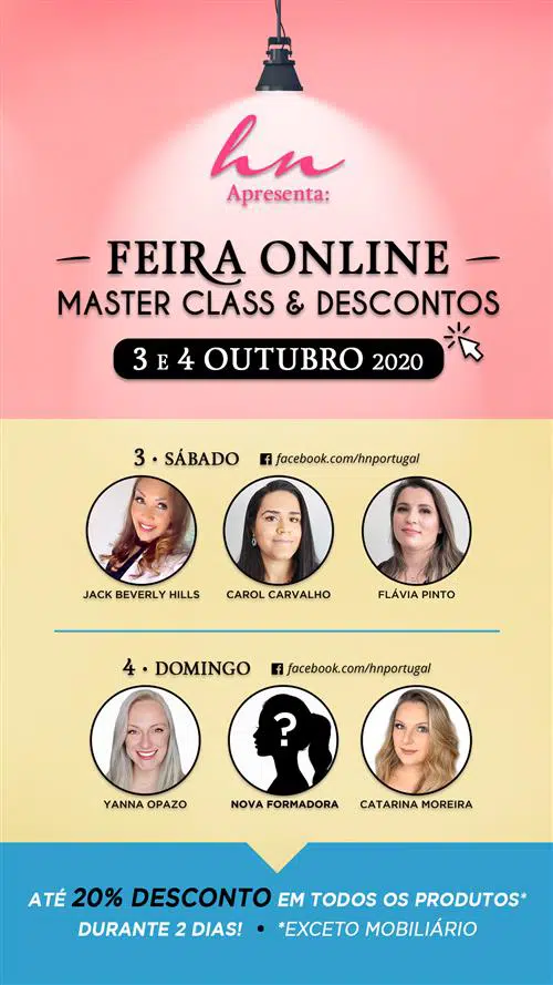 Feira Online Master Class & Descontos