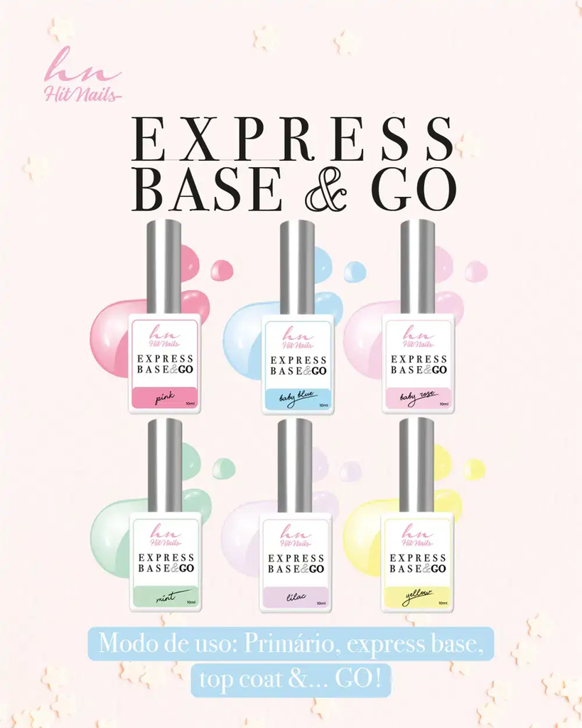 Express Base & Go - Coleção 6 cores