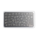 Placa stamping floral 02