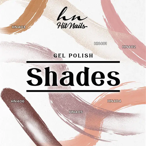 [C.GP.C.001] Coleção Gel Polish Shades 06 Cores