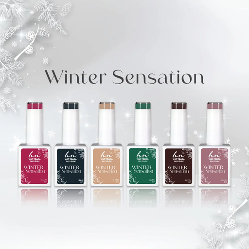 [C.GP.C.002] Gel Polish Winter Sensation Coleção 6 cores