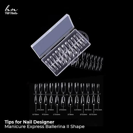 [U.TM.018] Tips for Nail Designer - Manicure Express Ballerina II Shape