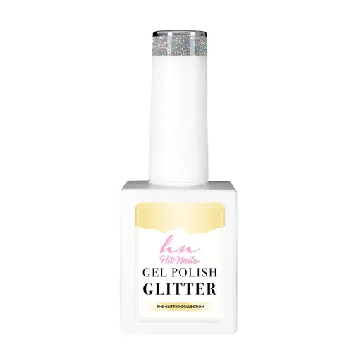 [C.GP.007] Gel Polish Glitter Silver Holographic 10ml