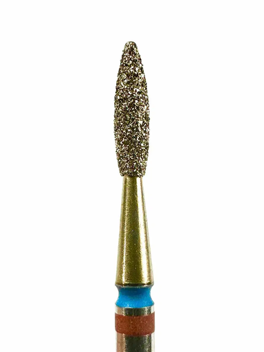 [U.B.021] Double diamond carbide Golden Pro-Series  'Flame' Small