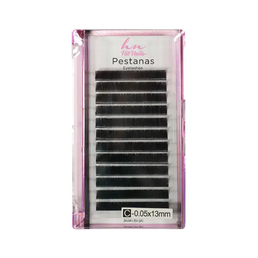 [P.3D.005] Pestanas 3D/Russas C 0,05mm x 13mm em Caixa 12 filas