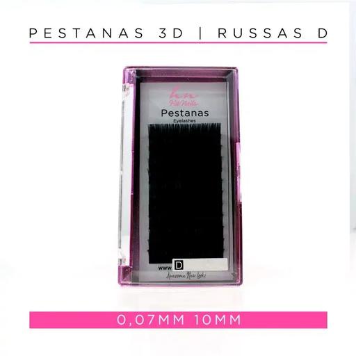 [P.3D.037] Pestanas 3D/Russas D 0,07mm 10mm