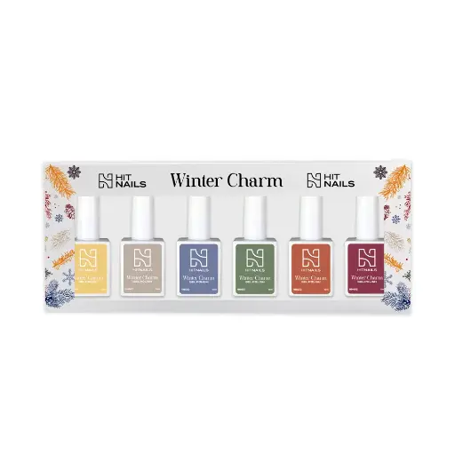 [C.GP.C.010] Gel Polish Winter Charm - 6 cores