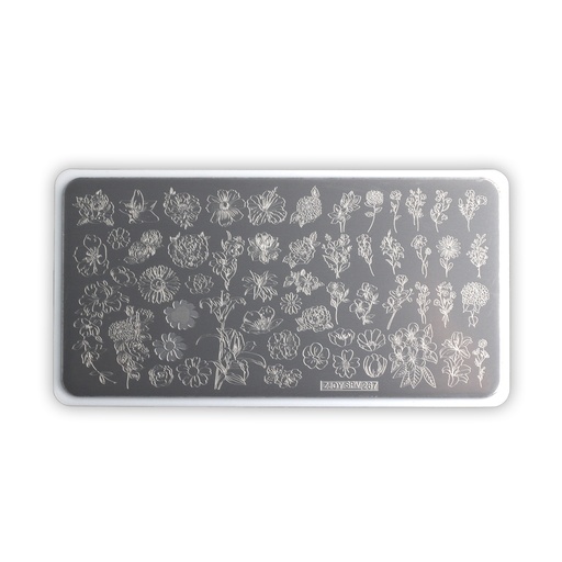 [NA.STP.006] Placa stamping Floral 03