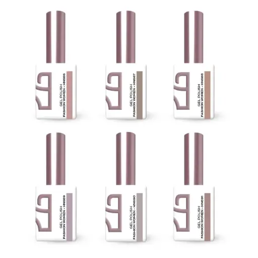 [C.GP.C.015] Gel Polish Fashion Women Collection - 6 Cores